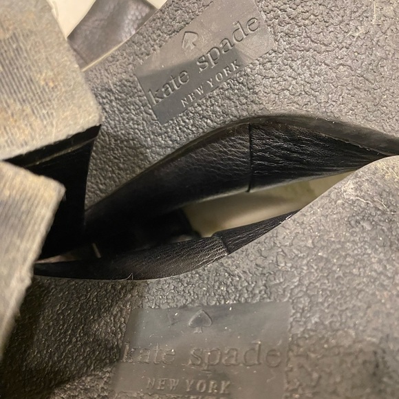 Kate Spade Boots Size 9 Black Leather - Picture 3 of 14